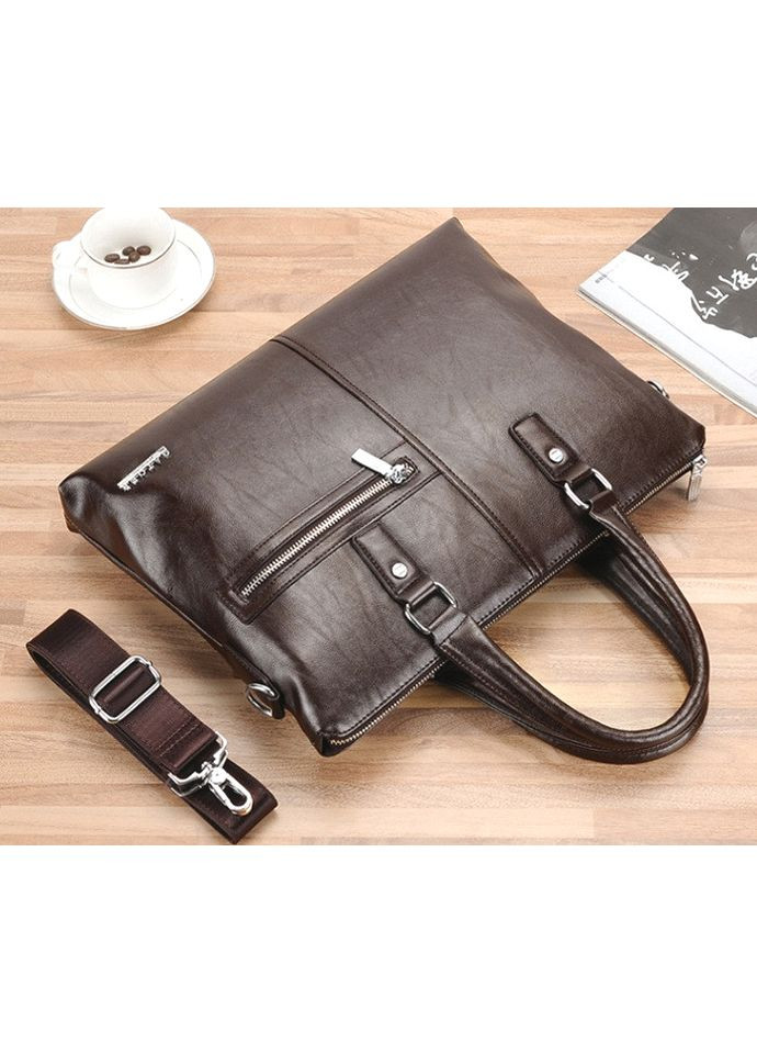 Мужской деловой портфель для документов формат А4 из эко кожи сумка для ноутбука планшета бумаг ProDobro (363136213)