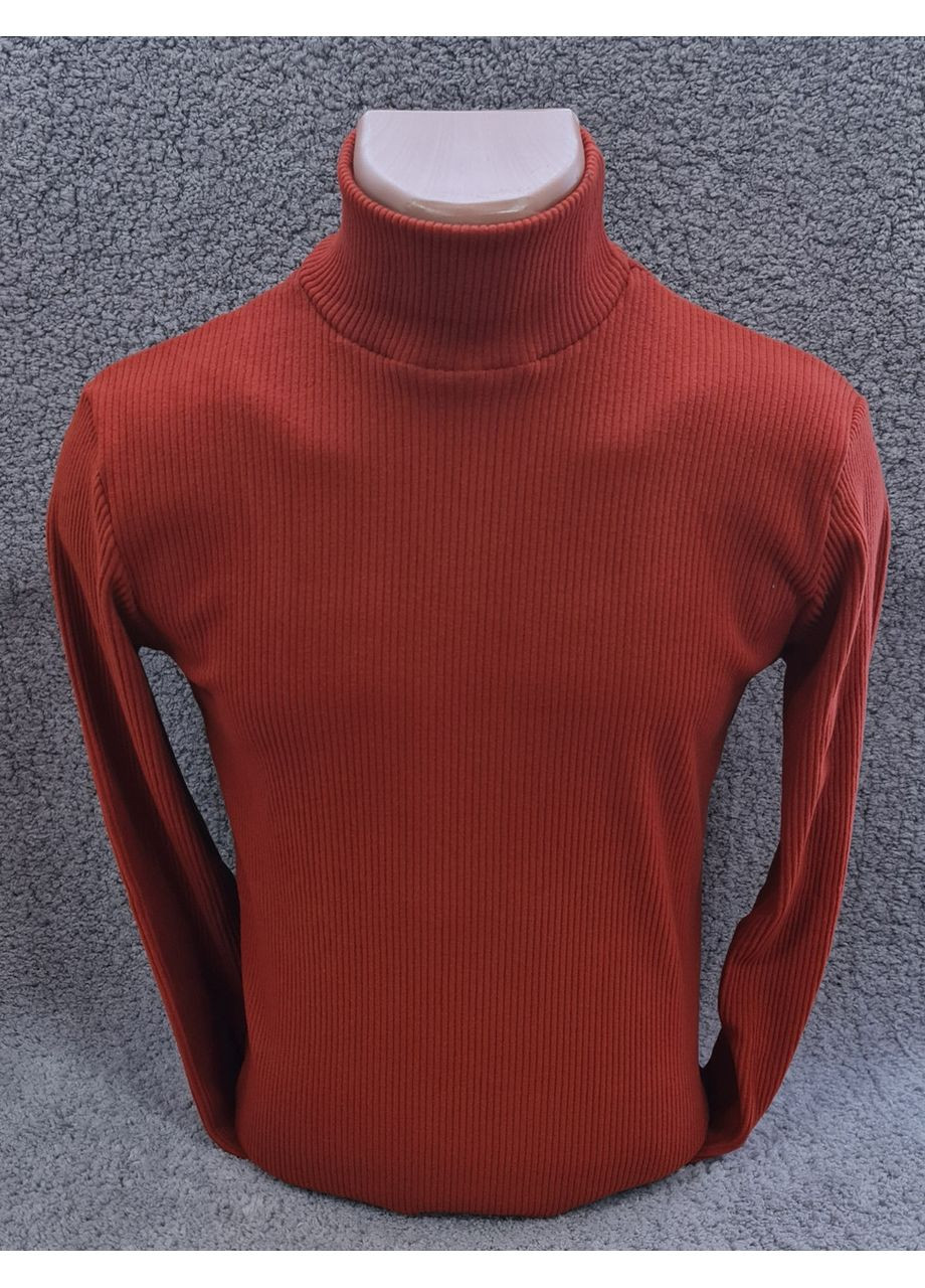 Терракотовый зимний кардиган Leliss