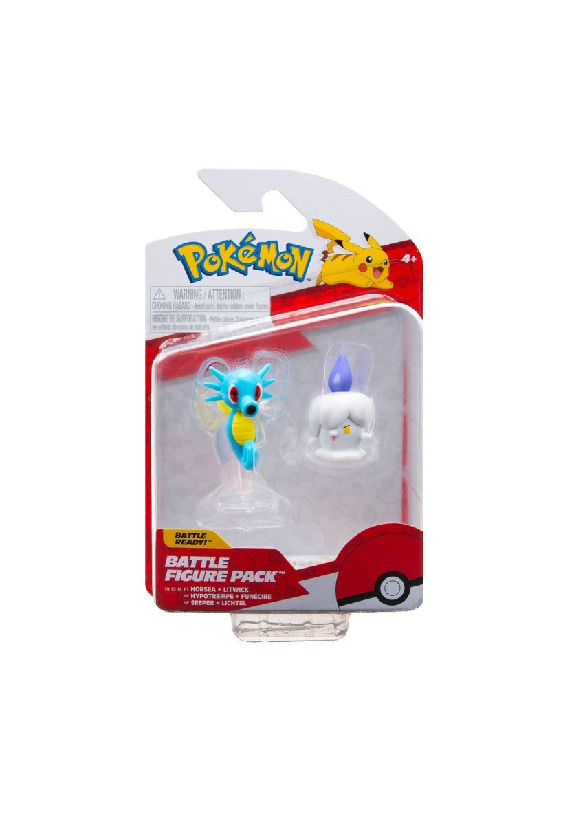 Набір ігрових фігурок W15 — Літвік і Хорсі Pokemon (342753074)
