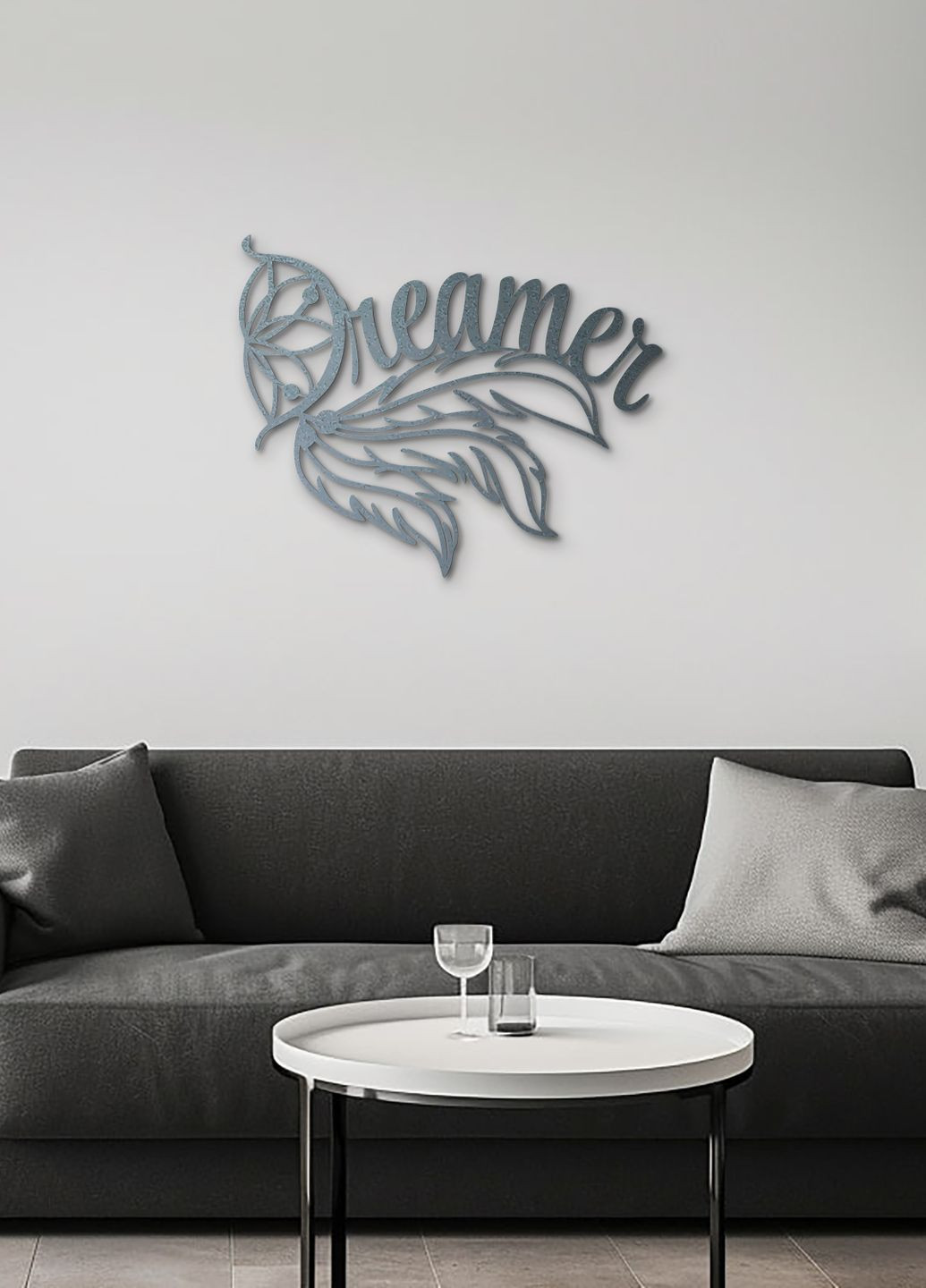 Современная картина на стену в спальню, декоративное панно из дерева "Сон", стиль лофт 40х50 см Woodyard (292114072)