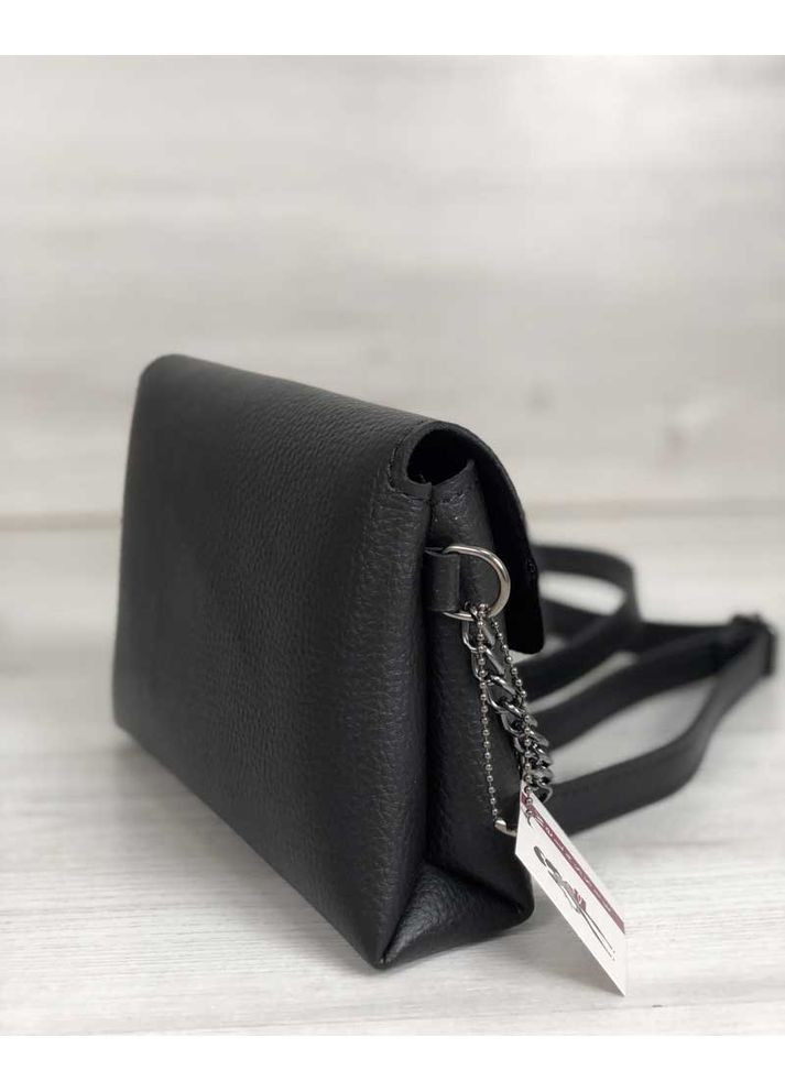 Женский клатч из экокожи с цепочкой для молодежи маленькая сумка на молнии 3 отделения ProDobro (367267307)