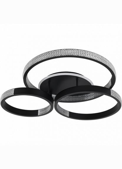Світильник стельовий світлодіодний AKRILIKA ROUND 100 W 4R BLACK Luminaria (329439996)