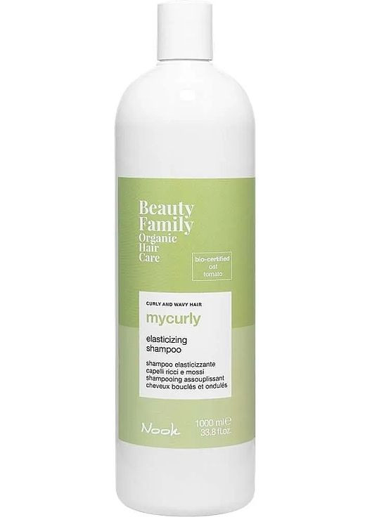 Шампунь для эластичности волос Beauty Family Organic Mycyrly Elastizing Shampoo 250ml (1454743-29113287) Nook (368666077)