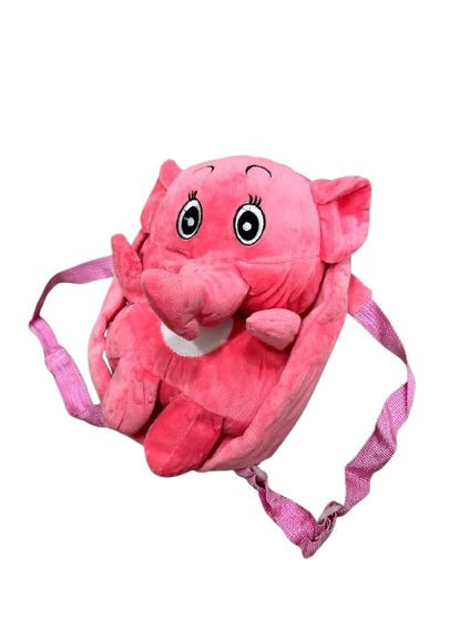 Мягкий детский рюкзак-игрушка Слоник розовый Metr+ (307287084)