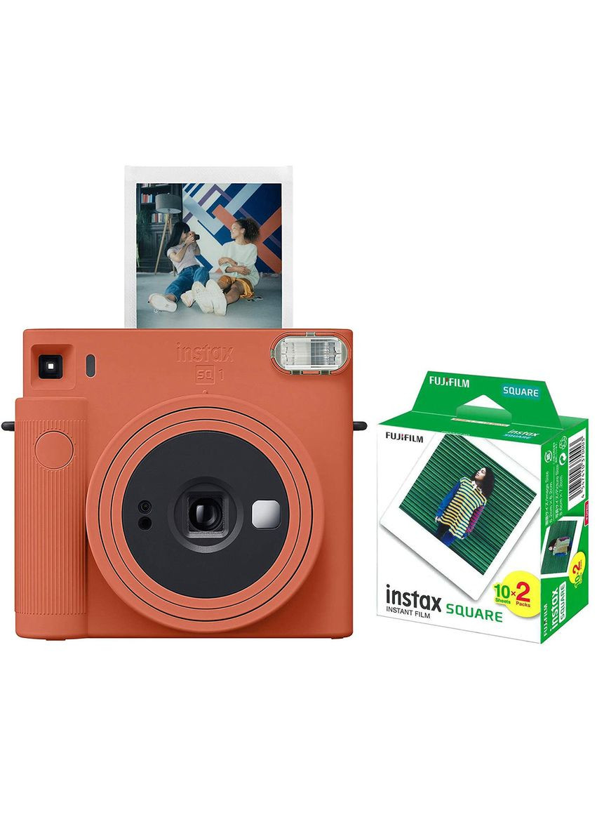 Фотоапарат Instax Square SQ1 Terracotta Orange + фотопапір на 20 аркушів Fujifilm (329191933)