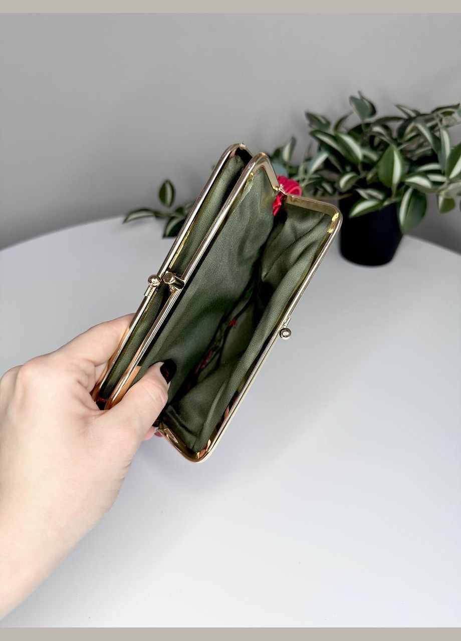 Жіночий великий гаманець монетниця на застібці поцілунок / гаманець для дріб'язку Classic (315688122)