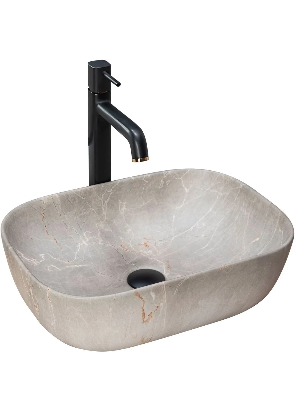 Умивальник (раковина) LIVIA BEIGE MATT накладний Rea (383919583)
