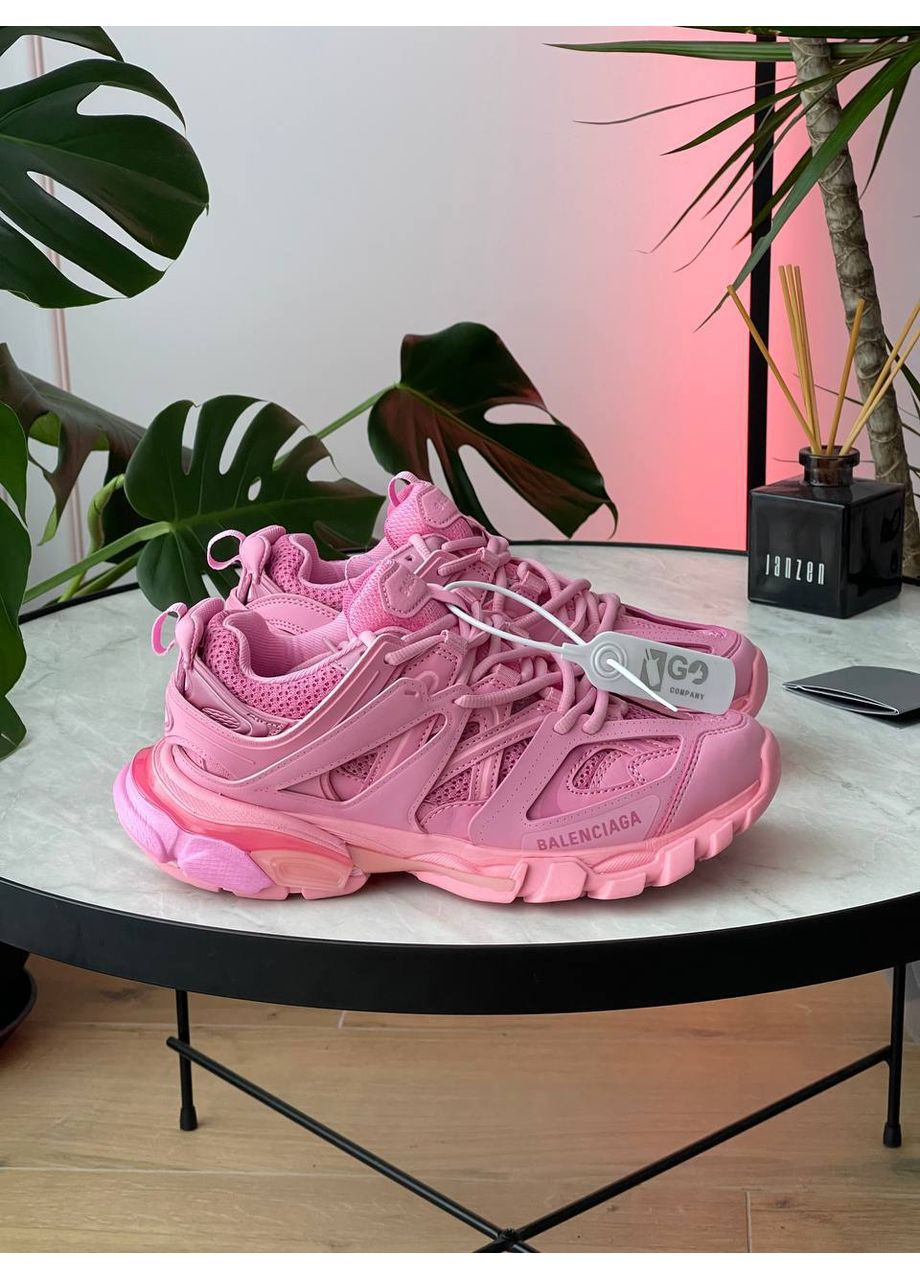 Кроссовки женские Balenciaga Track 3.0 Pink | Баленсиага Трек 3.0 розовые No Brand розовые демисезоны (360535100)