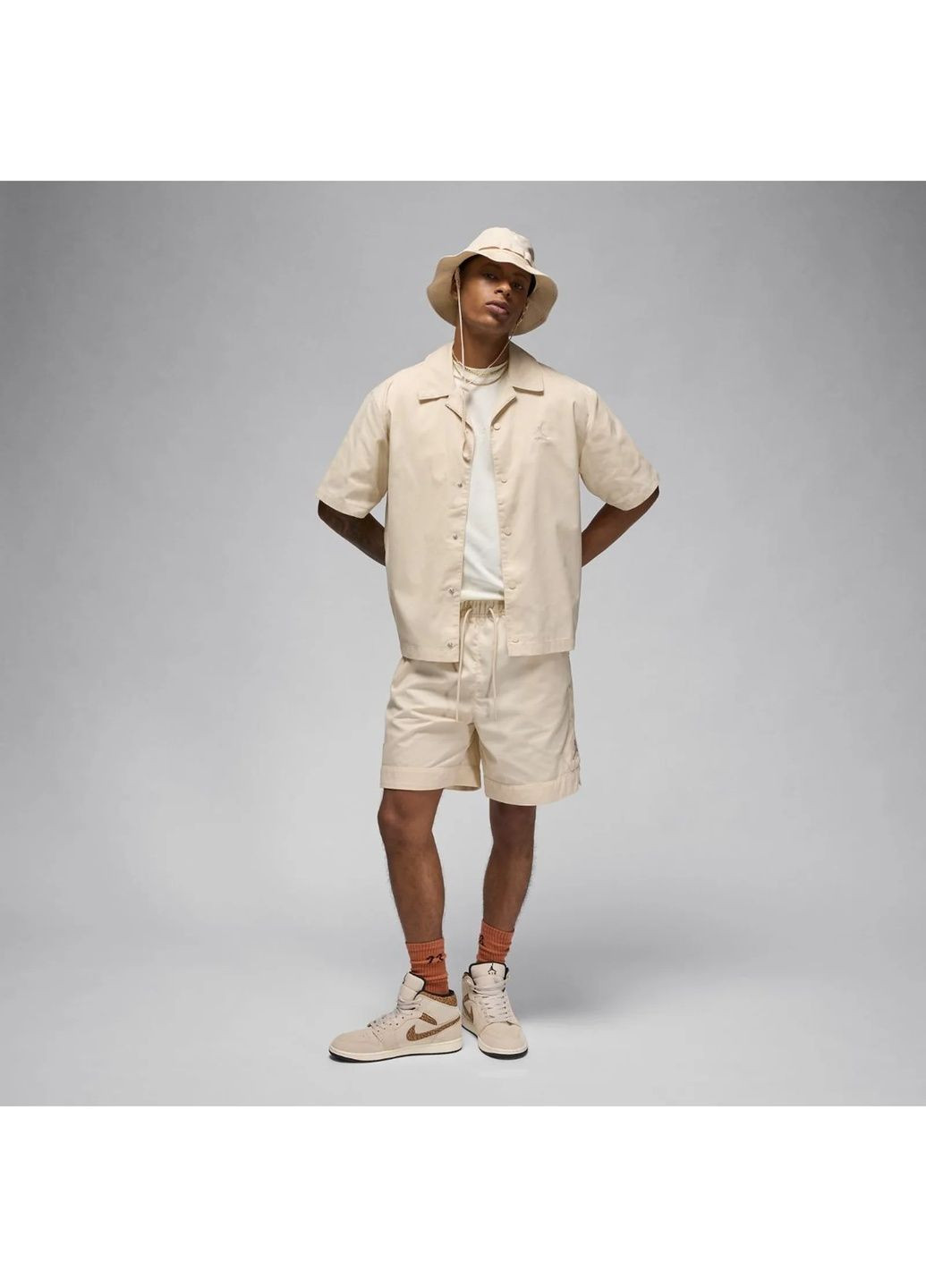 Шорти чоловічі Essential Stmt Wsh Dmnd Beige Air Jordan (366038942)
