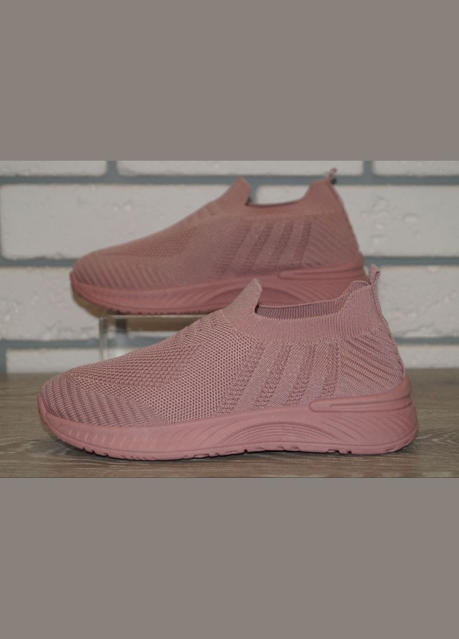 Рожеві осінні кросівки текстильні для дівчинки рожеві Yalike