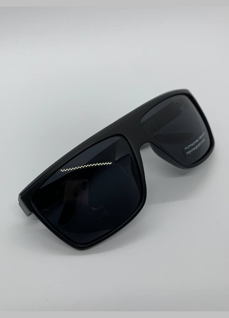 Чоловічі сонцезахисні окуляри PORSCHE з поляризацією та UV400-захистом | Стильні окуляри в чорній оправі No Brand (340461624)