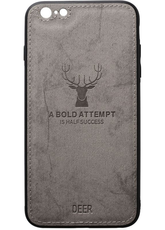 Чехолнакладка Deer Shell With Leather Effect Case Apple iPhone 6/6s Gray Toto (301783593)