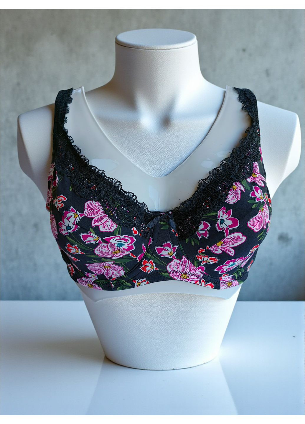 балконет мереживний бюстгальтер rosme FS з кісточками поліамід