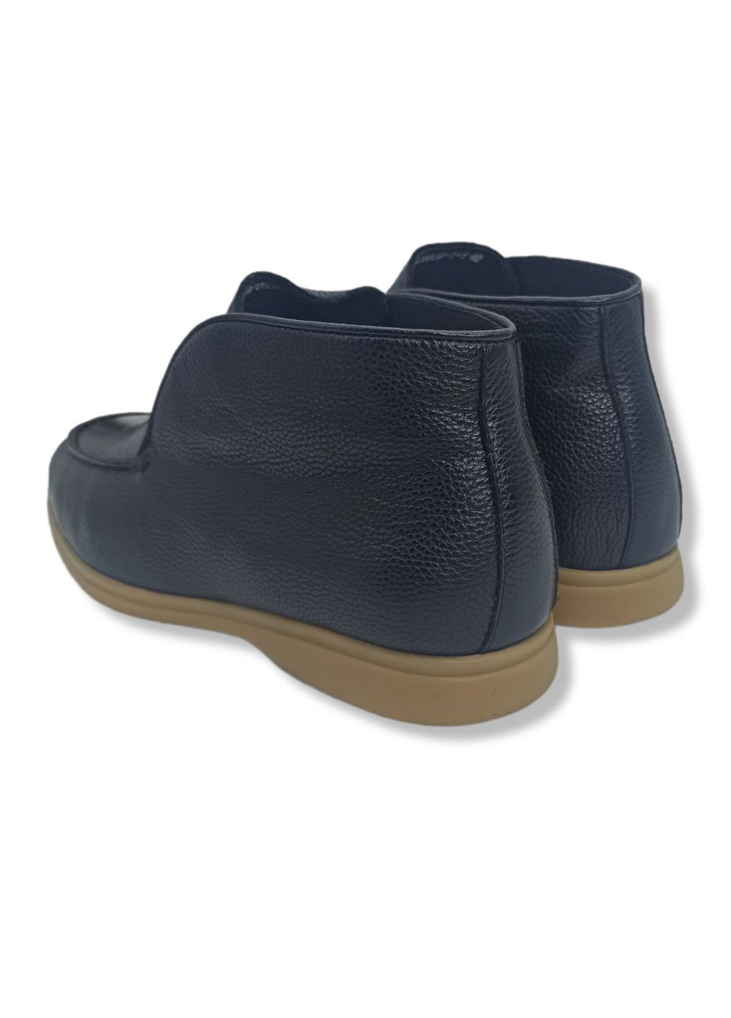 Черные осенние ботинки (р) кожа 0-2-2-am-7033r-1-1 Arees Meniwa