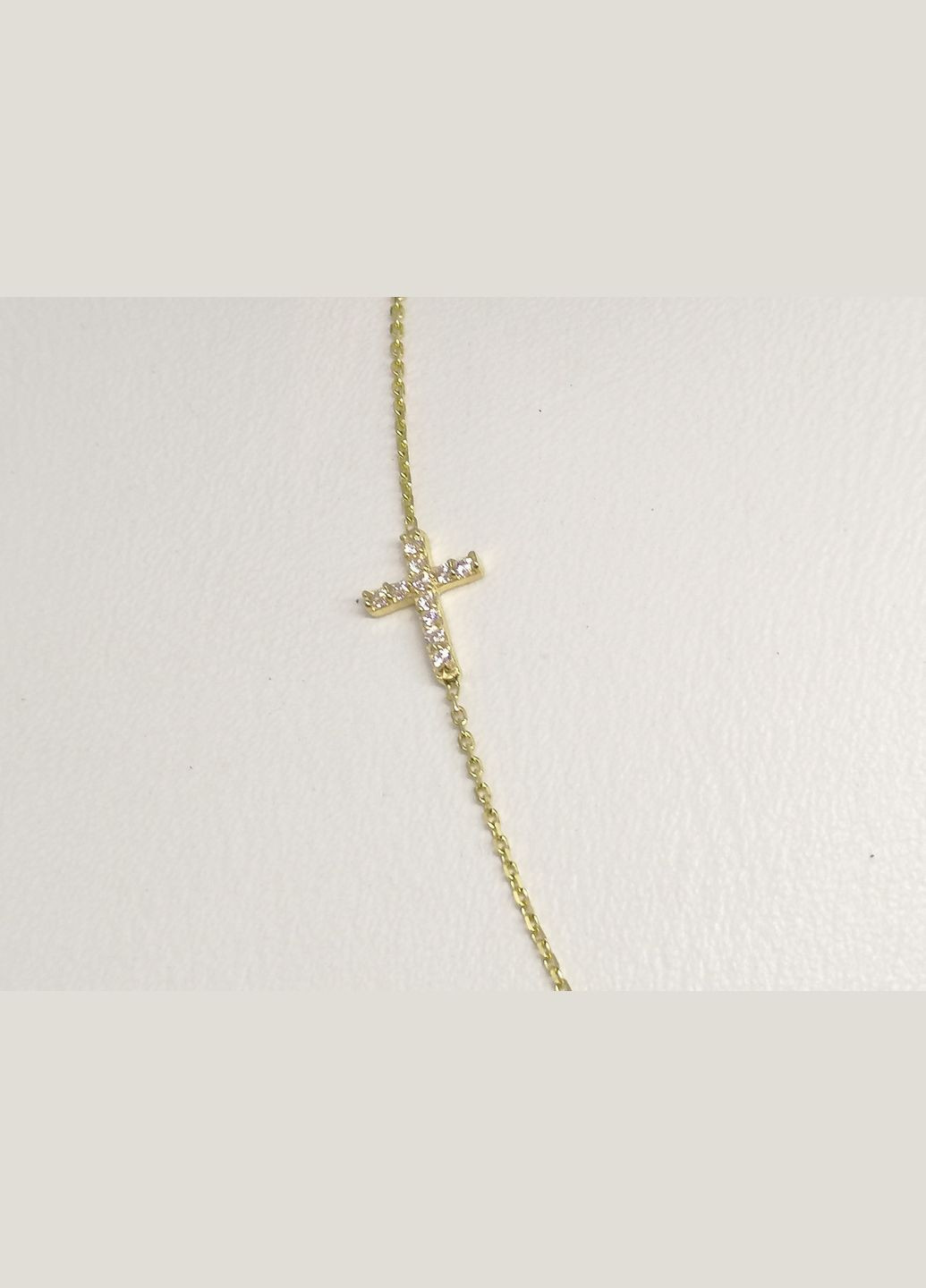 Золоте кольє з фіанітами. 351301Ж 45 Столична Ювелірна Фабрика (289369999)