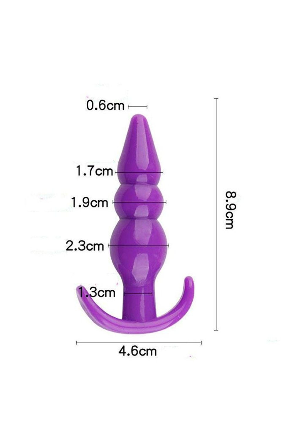 Фиолетовый анальный набор из 7 предметов – Анальные игрушки No Brand (288538407)