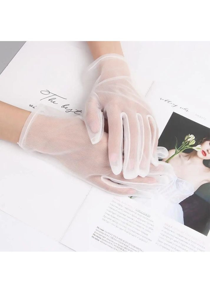 Жіночі стильні рукавички "Elegant", Витончені, красиві та комфортні аксесуари для жінок No Brand рукавички "Elegant" білі (354331121)