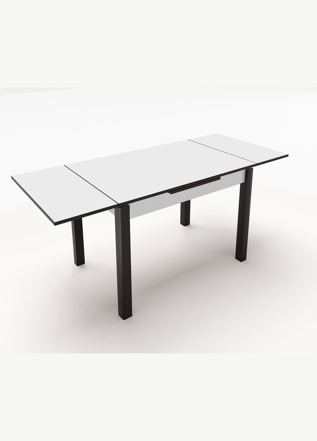 Стол обеденный раскладной Марсель 900 Венге/Белый (10000067) Fusion Furniture (341525504)