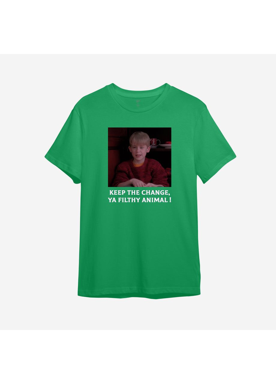 Футболка з принтом "Keep the change, ya filthy animal". Один вдома (1041340847-1) ТiШОТКА (363967729)