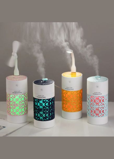 Зволожувач повітря настільний з LED підсвічуванням. Темно синій. No Brand (316645983)