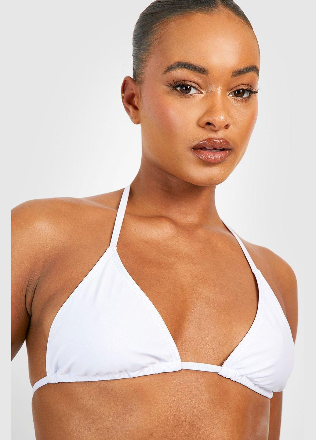 Білий літній купальник (ліф та трусики) роздільний Boohoo