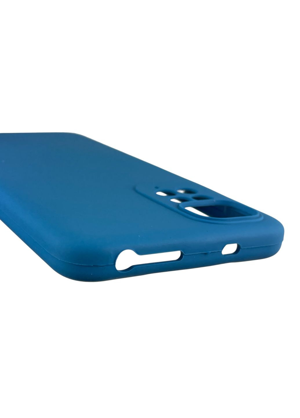 Чохол для Redmi Note 11S силіконовий з мікрофіброю нековзний на сяомі редмі нот 11с синій Xiaomi (366386355)