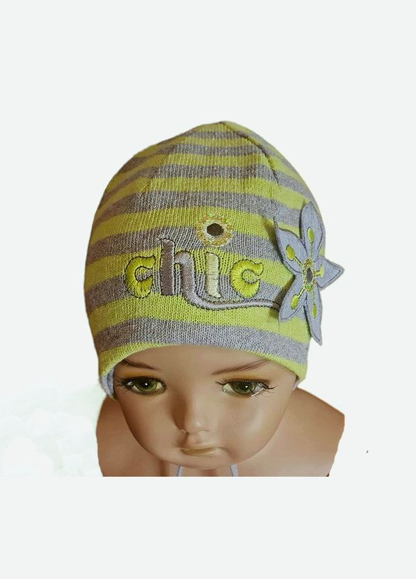 Шапка для девочки 24097 салатовая 49 Broel (303358488)