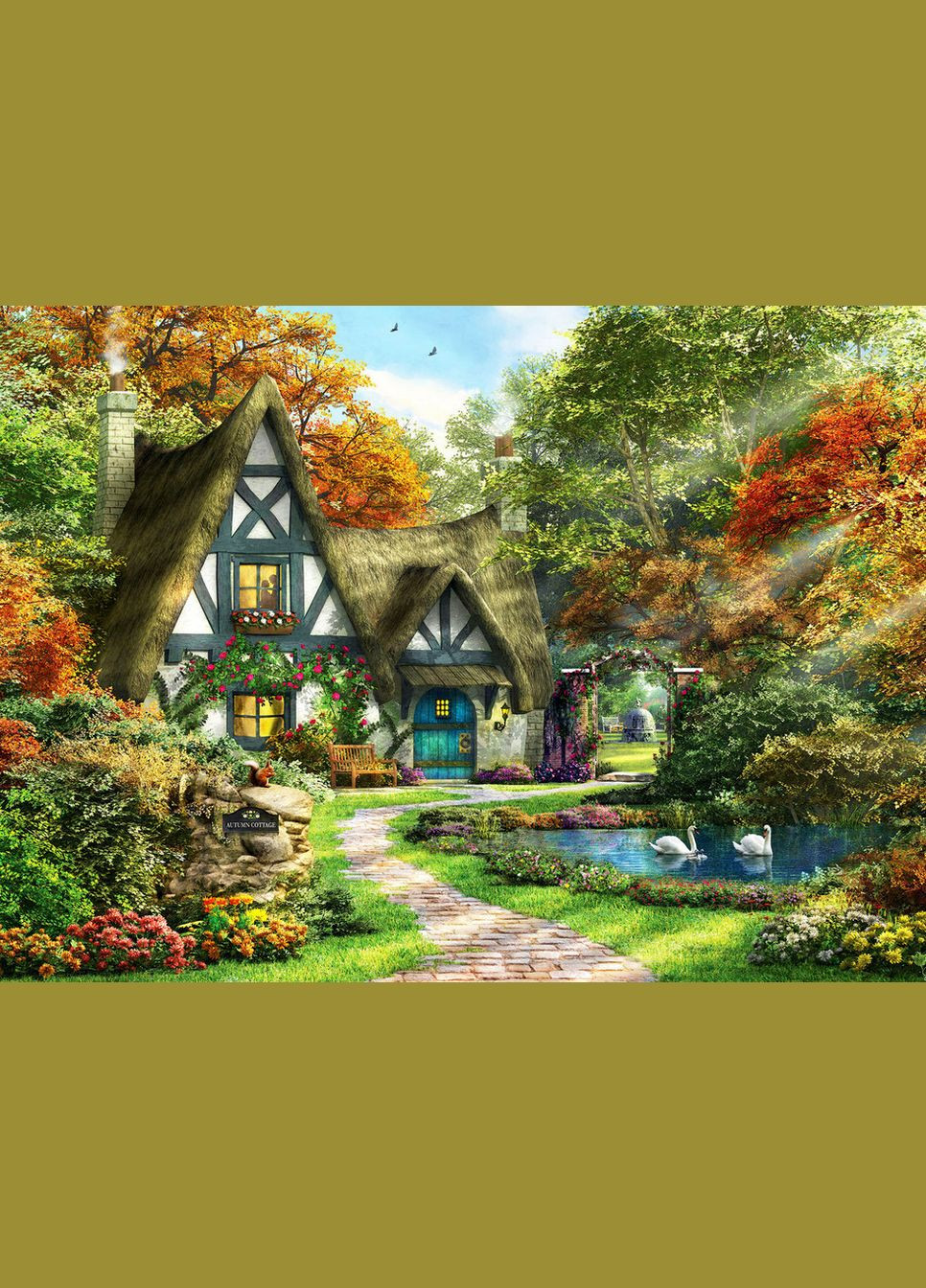 Пазл Осінній котедж 2000 елементів Anatolian (342717663)