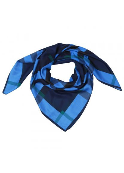 Квадратный платок Клетка синий Sincera (339869972)