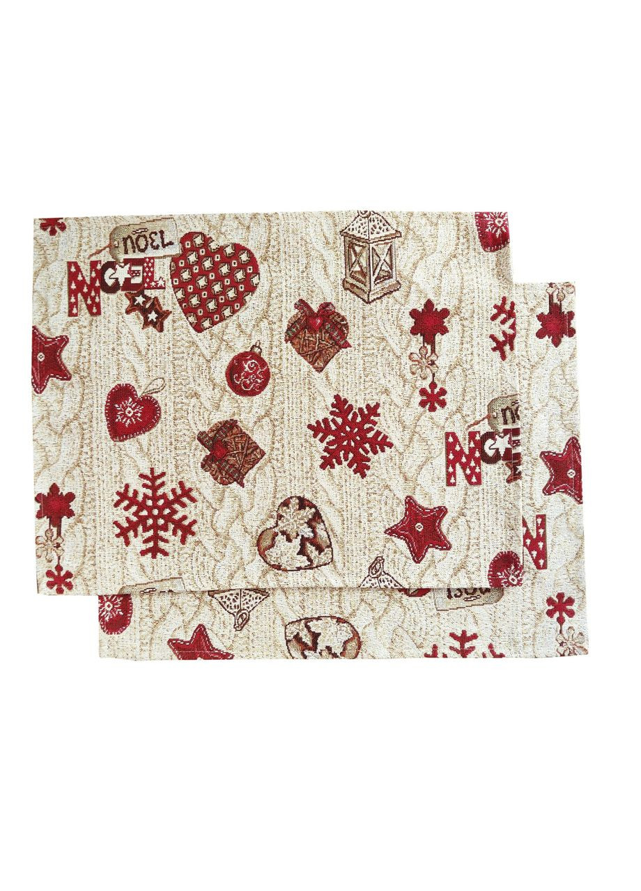 Серветка-підкладка під тарілку з іспанського гобелену, набір з 2 серветок підтарільників Maystat (306748488)