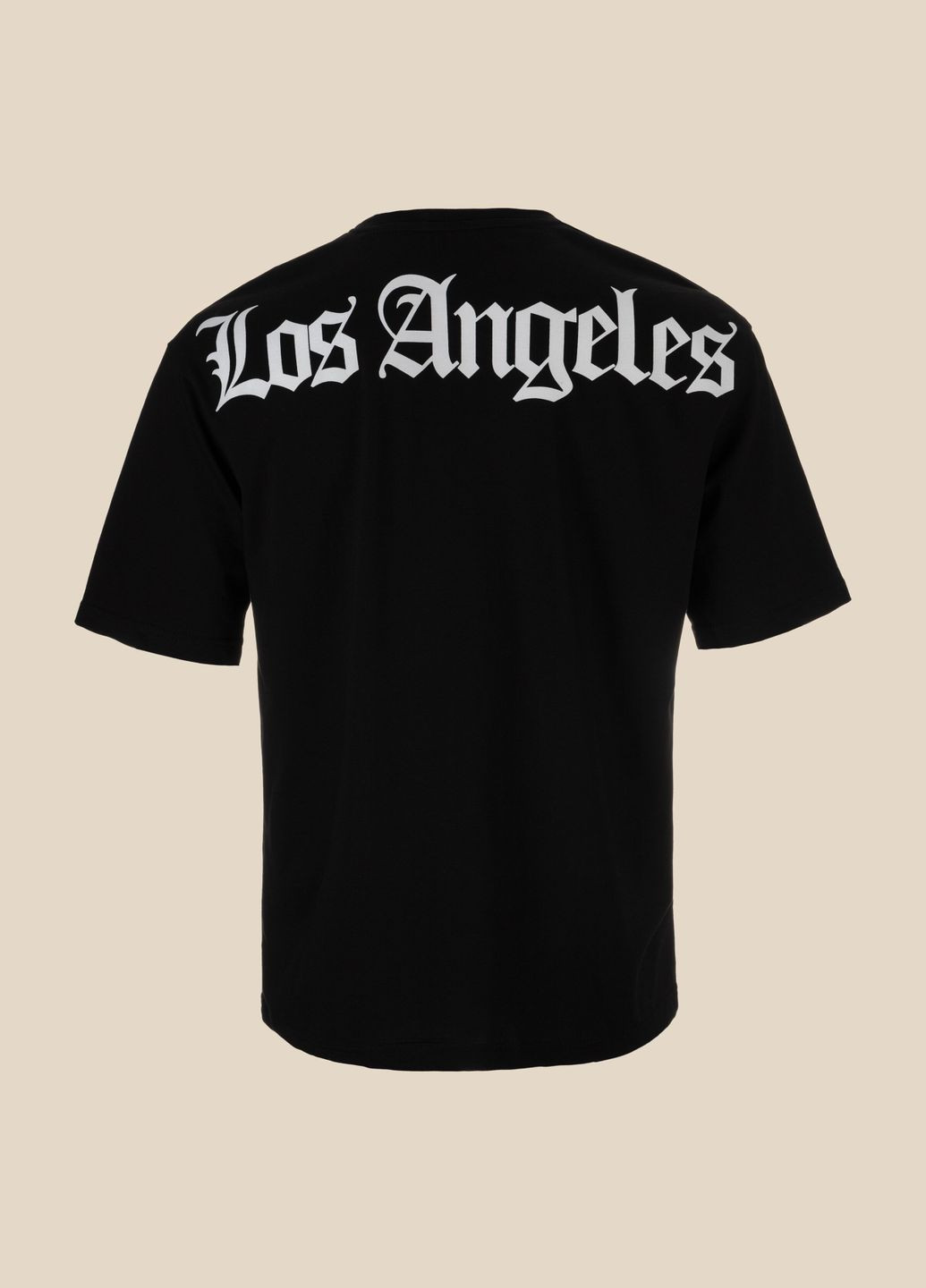 Черная футболка с принтом los angeles мужская p-mb02303 черный shop (2000990565662) LAWA