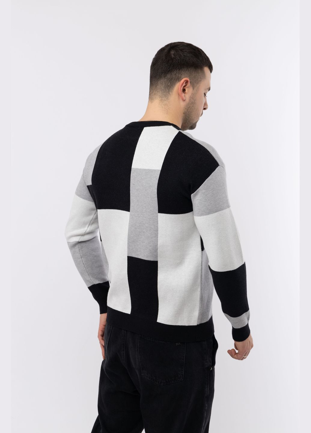 Чоловічий джемпер колір сірий CB-00224099 LAGODOMEE (307840059)