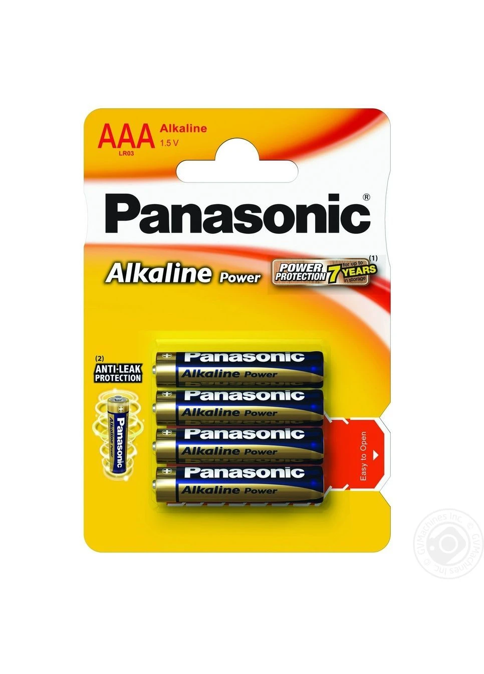 Батарейка алкалінова PANASONIC LR03/AAA, на блістері 4шт (48шт в упаковці) No Brand 1455 (400279980)