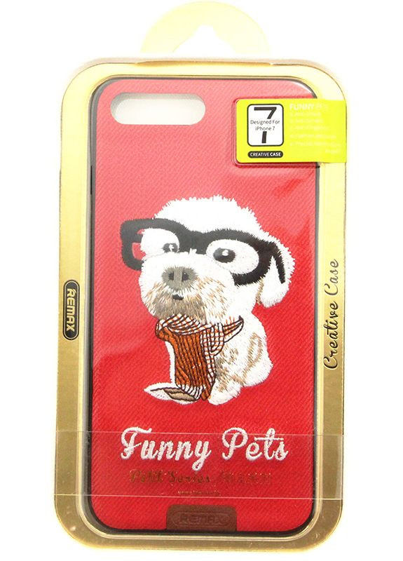 Чехол-накладка Funny Pets Series Case Apple iPhone 7 Plus Red Remax (301780963)