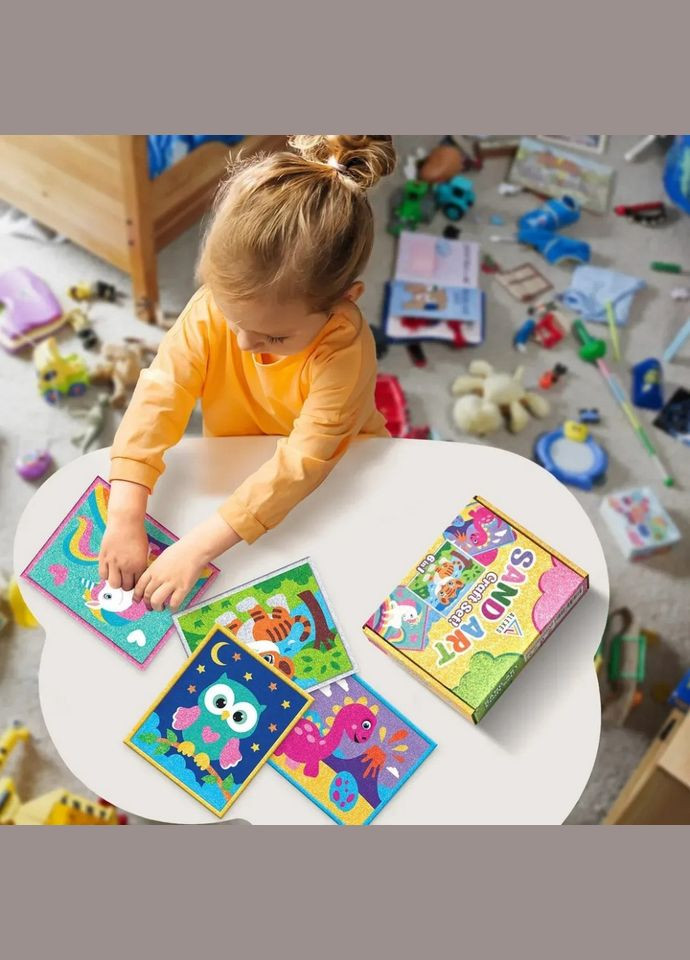 Детский набор для творчества картины из песка 6 в 1 KP-001 Alexes (335053350)