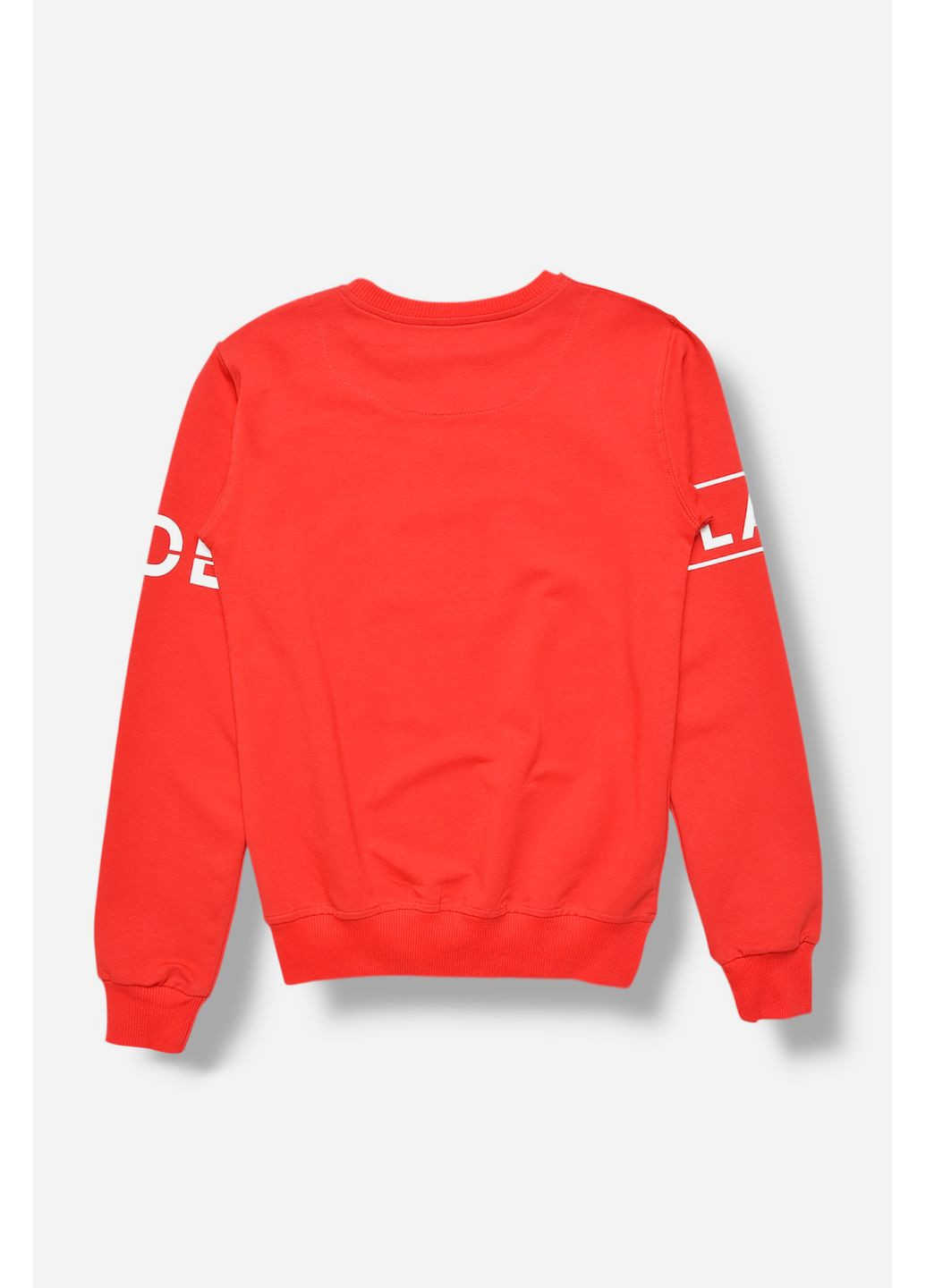 Кофта підліткова для хлопчика червоного кольору з принтом Let's Shop (365310322)