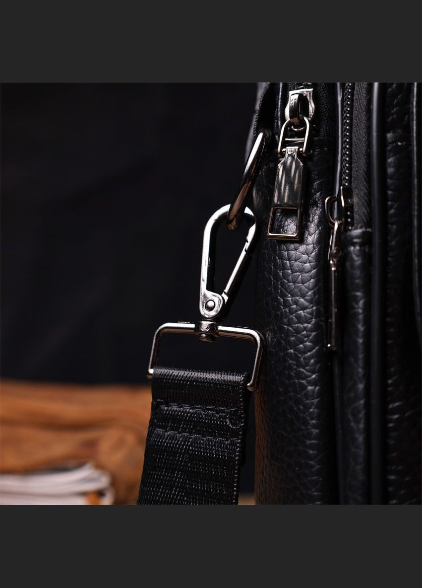 Практичний чоловічий месенджер із натуральної шкіри 21950 Vintage (331907650)