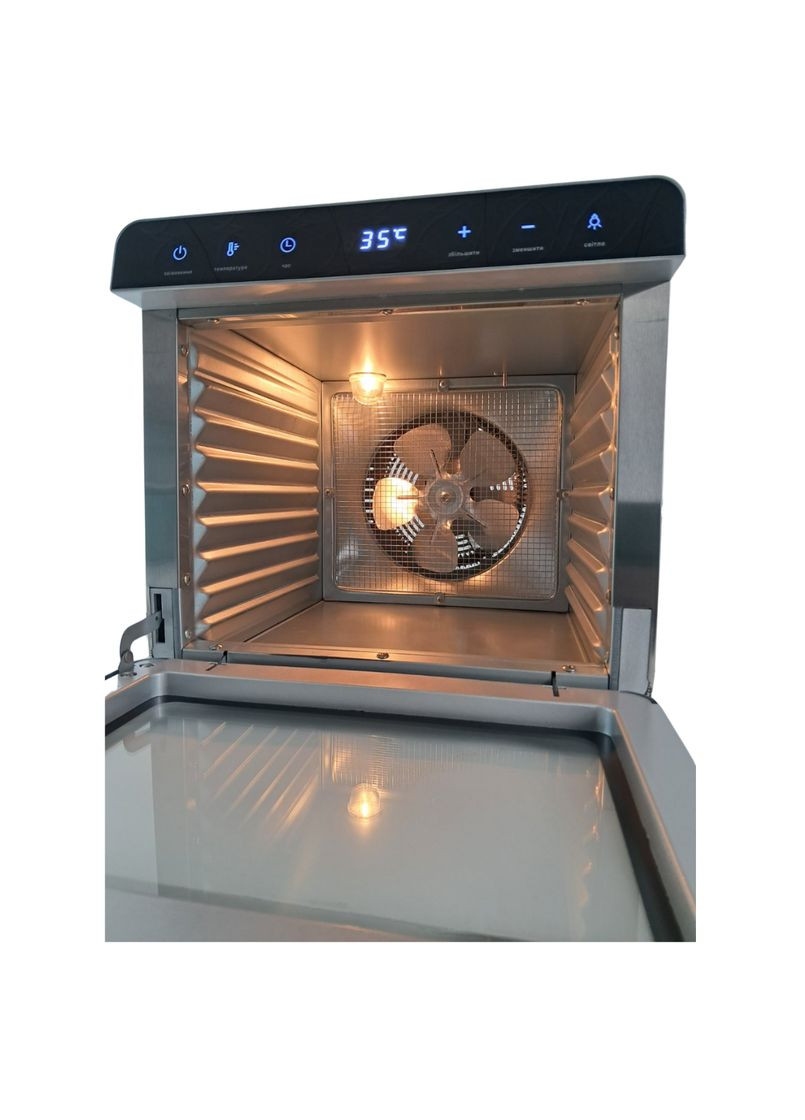 Дегідратор професійний DH-08A-SS нержавіюча сталь (8 лотків) Tekhniko (304029212)