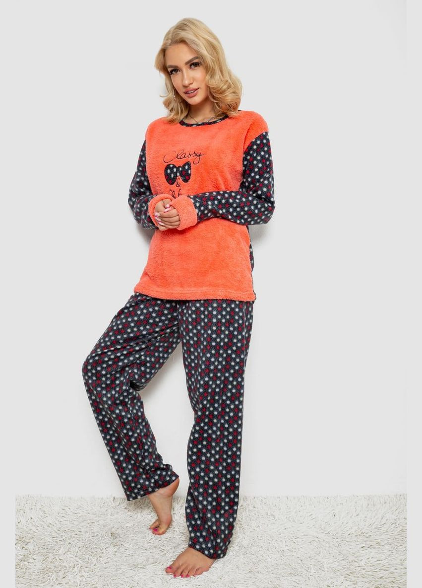 Комбінована зимня піжама жіноча махра Angelina&Maria 238R58430