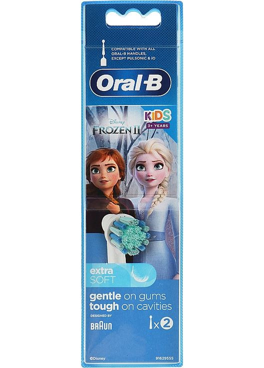 Змінна насадка для електричної зубної щітки, 2 шт. Kids Frozen II 2шт (996345-87704) Oral-B (368653685)