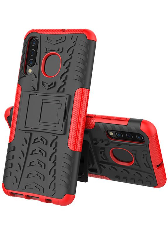 Чехол-накладка Dazzle Kickstand 2 in 1 Case Samsung Galaxy A30s/A50/A50s Red Toto (301784285)