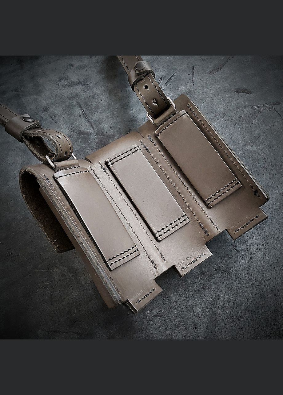 Оперативная кобура под ТТ с 4 магазинами | кожаная| цвет масла No Brand (339621626)