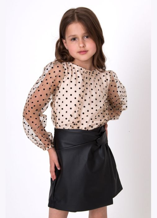 Бежевая блузка Mevis демисезонная