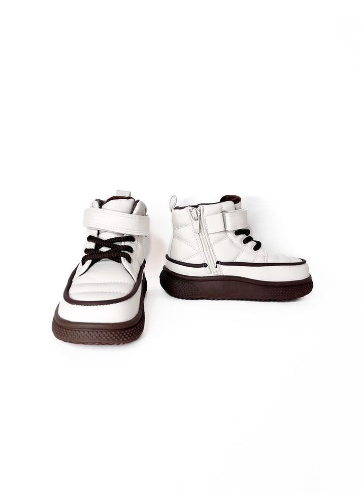 Бежевые демисезонные ботинки 28 г 17,7 см бежевый артикул д375 GFB