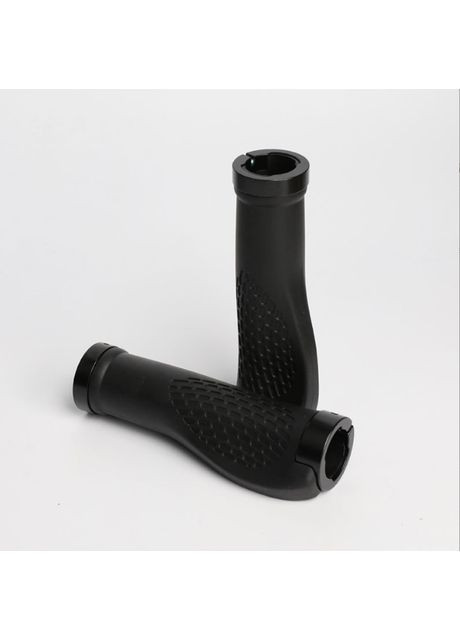 Грипси каучукові, ручки на кермо велосипеда рифлені із заглушками та замками ( ) China (366666336)