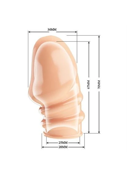 Насадка на член Jeremy Penis Thicker Flesh Pretty Love (329152888)