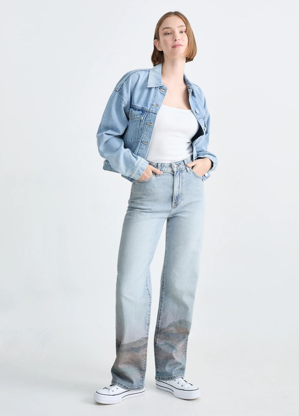 Широкие джинсы C&A - (333929736)