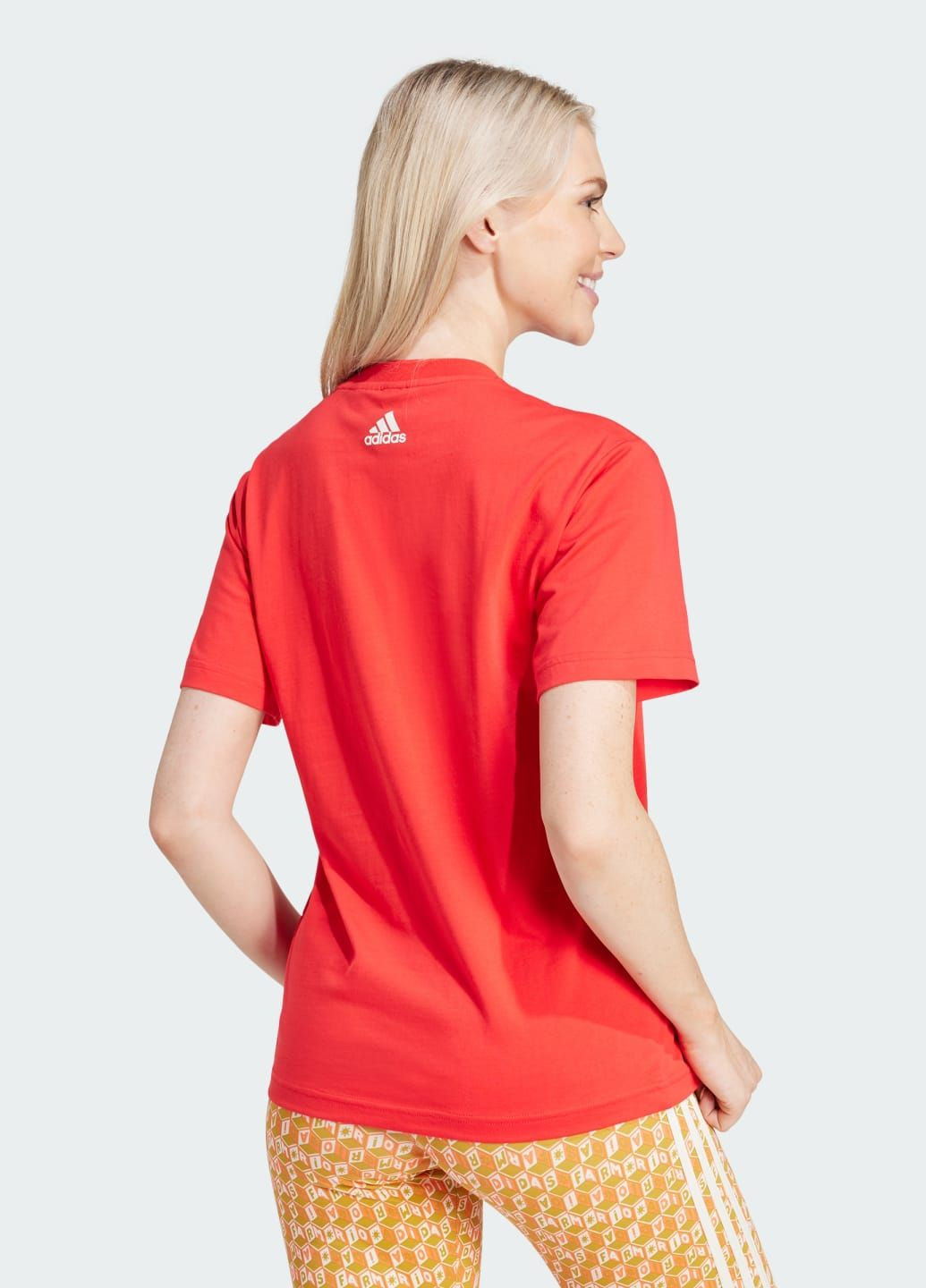 Червона всесезон футболка x farm rio graphic adidas