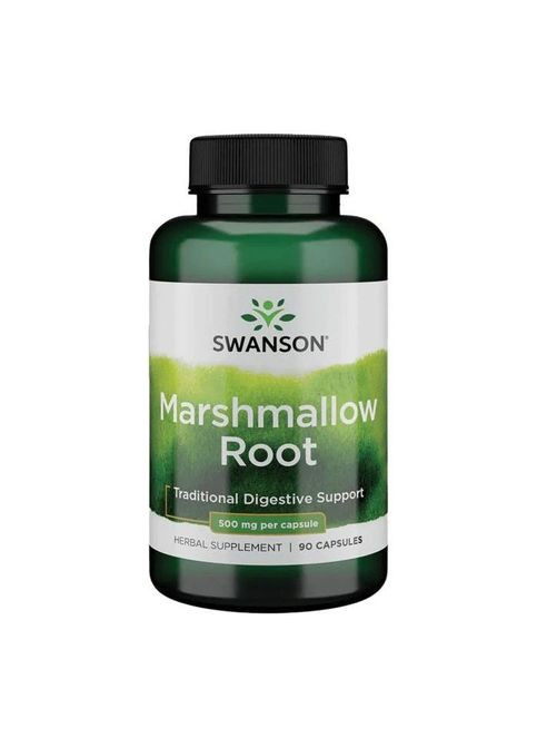 Экстракт корня алтея Marshmallow Root 500 mg 90 Capsules Swanson (284120225)