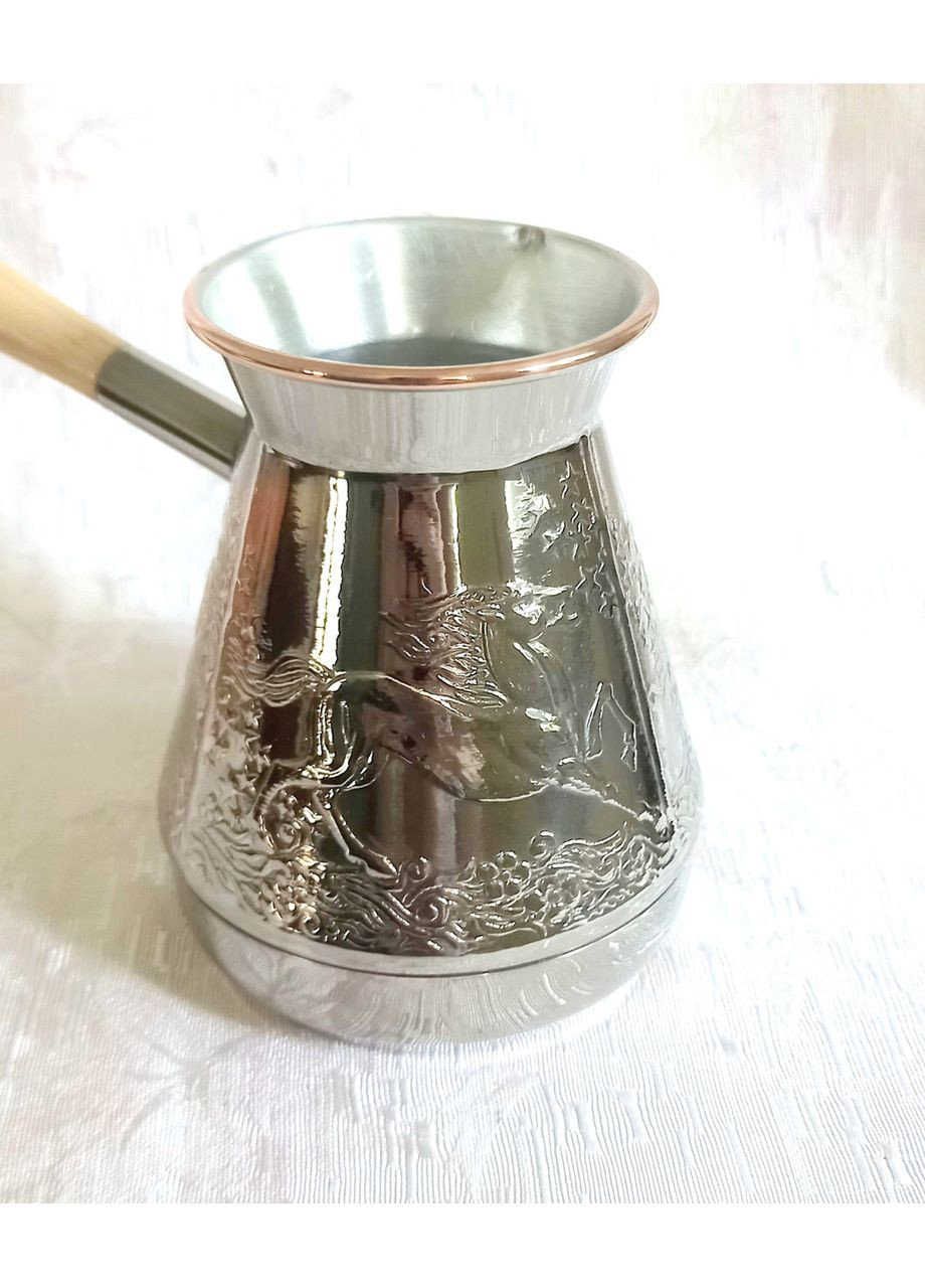 Турка медная Славянск "Кони" (500 мл) Сторчай (366197862)